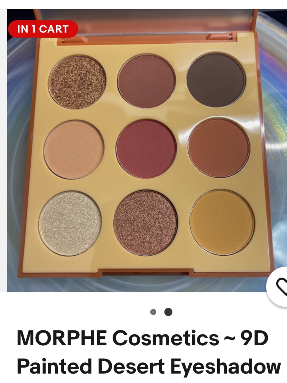 Morphe 9D Painted Desert Palette - Orange Packaging - Picture 5 of 7
